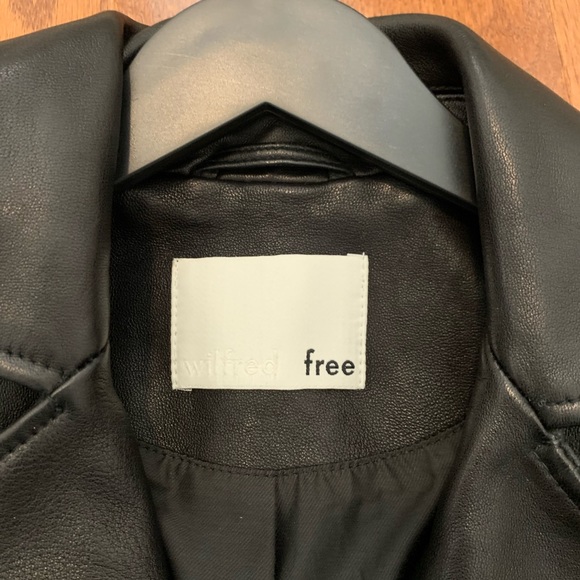 Aritzia Wildred free richards leather biker xs - Picture 6 of 10